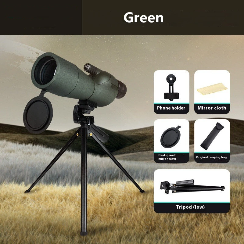 (image for) IPRee 25-75x60 HD Spotting Scope Powerful Monocular Zoom Telescope BAK7 Prism Waterproof for Birdwatching Target Shooting Camping
